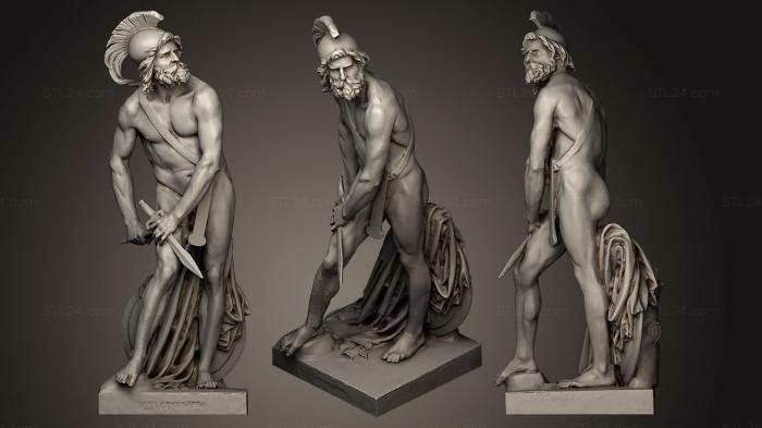 Statues antique and historical (Philopoemen, STKA_1240) 3D models for cnc